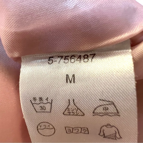 HONEY BUNCH Japanese satin lace pockets Rose Rompers pleated women’s size M Boho - Picture 9 of 9